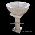 Marble Sink Pedestals and Basins (SNK031)